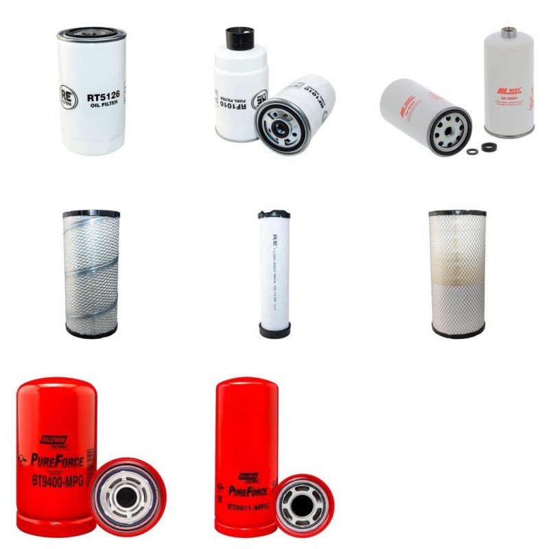 Filter kit for New Holland LM1740 with Iveco F4BE0484F (4.5L) Engine