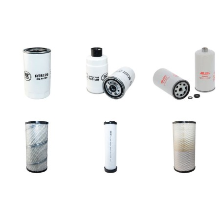 NEW HOLLAND LM 1740 Filter Service Kit w/Iveco F4BE0484F (4.5L) Eng.