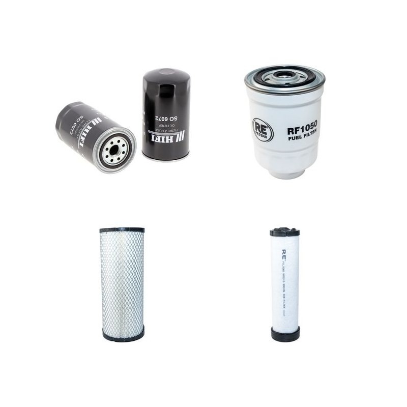 Filter Kit for Doosan D30S-3  Air Oil Fuel Filters with Daewoo Engine