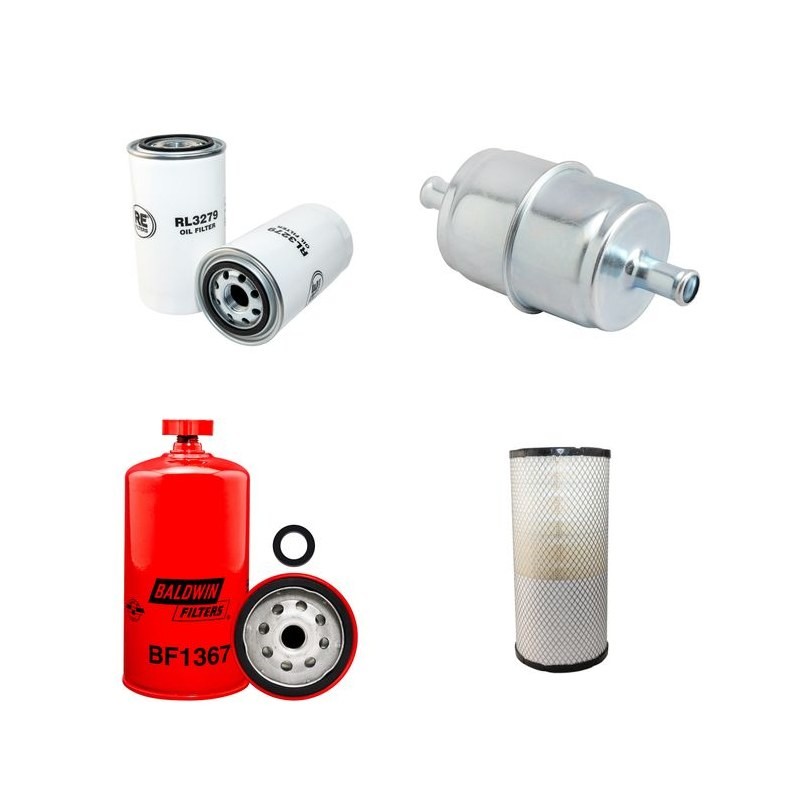 NEW HOLLAND W 110 TC Filter Service Kit Air Oil Fuel Filters w/4.5L Eng.