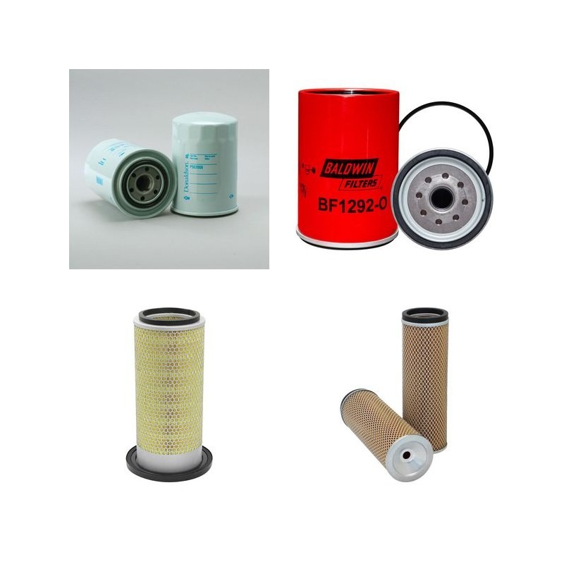 Filter Kit for Doosan D40SC-5  Air Oil Fuel Filters with Hyundai D739E Engine