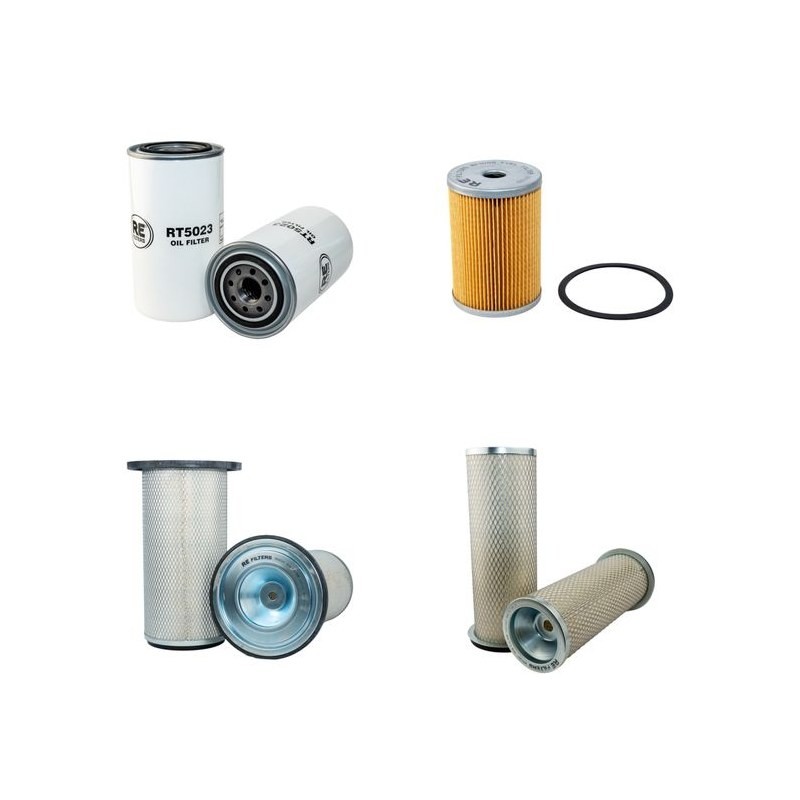 Filter Kit for Doosan DH130-2  Air Oil Fuel Filters with Daewoo Engine