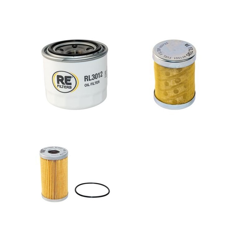 Filter Kit for Doosan DSL601  Air Oil Fuel Filters with Yanmar Engine