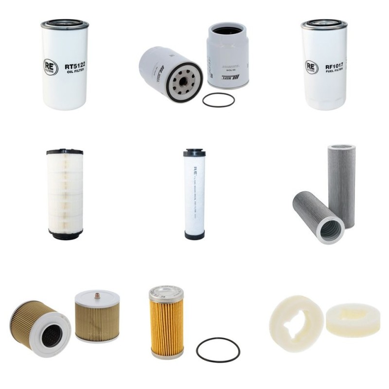 Filter Kit for Doosan DX140LCR  with Cummins QSB4.5 Engine