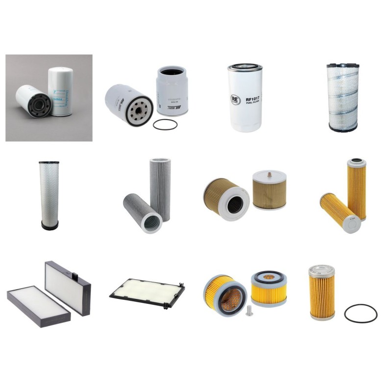 DOOSAN DX 140 W Filter Service Kit w/Daewoo DL06 Eng.   YR  2009-