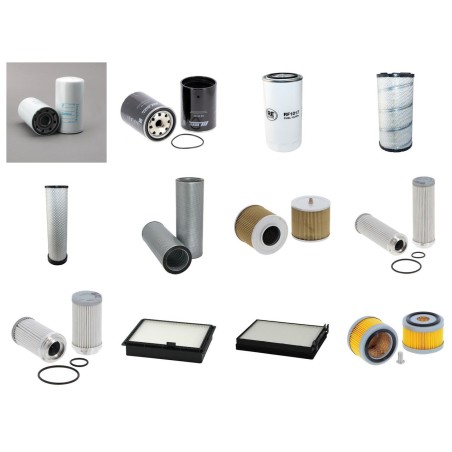 Filter Kit for Doosan DX160W-3  with Doosan Engine Year 2015