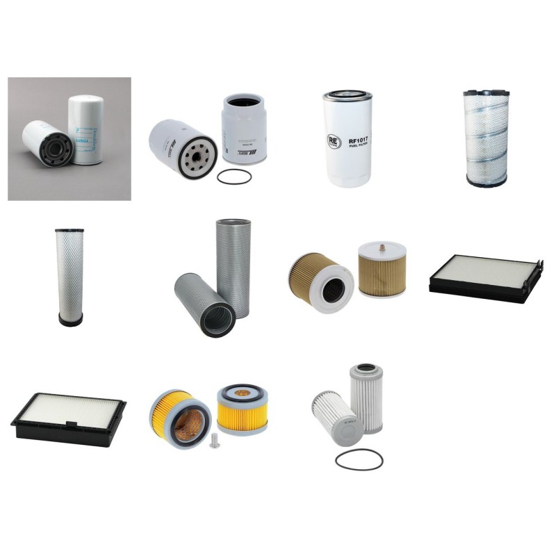 Filter Kit for Doosan DX225LC-3  with Doosan DL06K Engine Year 2013-