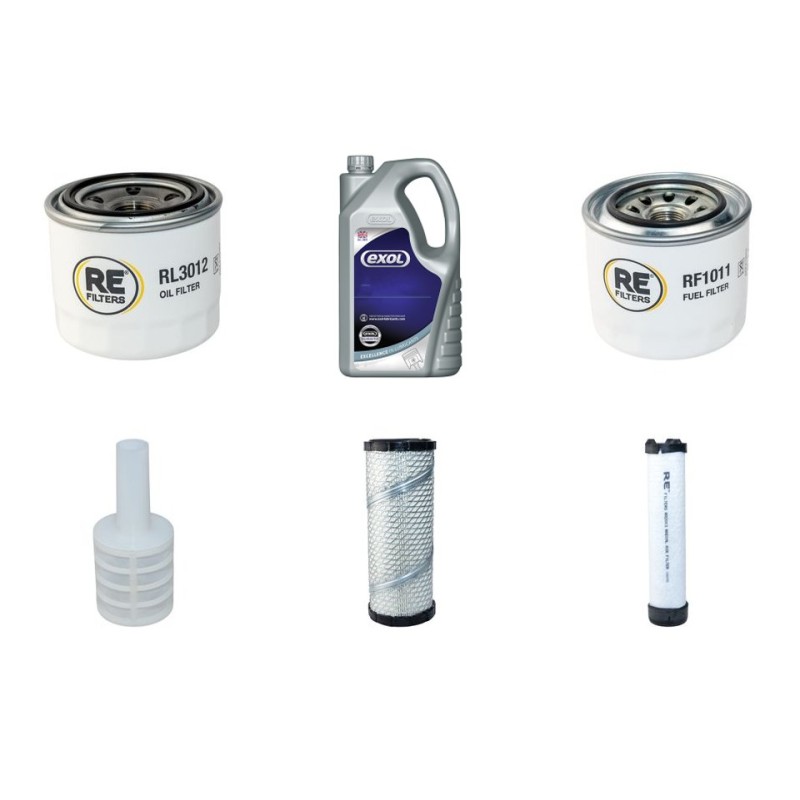 DOOSAN DX27Z Engine Filter & Lubricant Kit w/Yanmar eng.