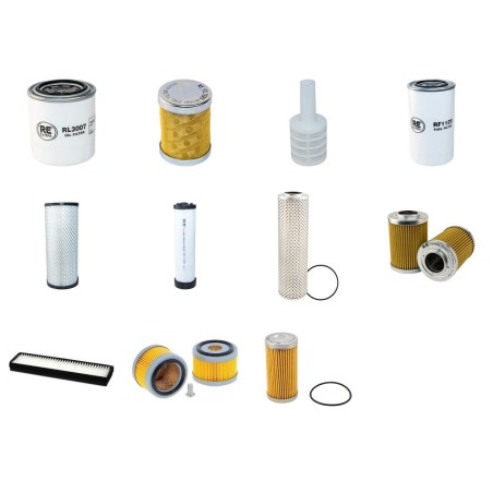 Filter Kit for Doosan DX55  with Yanmar 4Tnv98 Engine 2009-