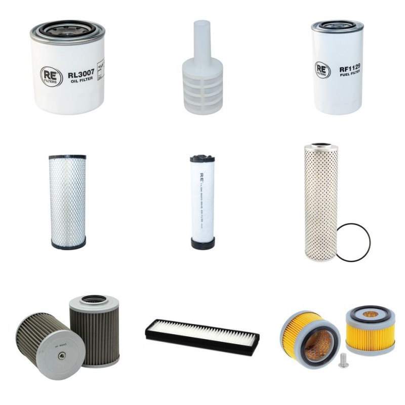 DOOSAN DX 60 R Filter Service Kit with Yanmar 4Tnv98 Eng 2009-