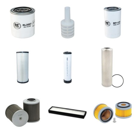 DOOSAN DX 60 R Filter Service Kit with Yanmar 4Tnv98 Eng 2009-