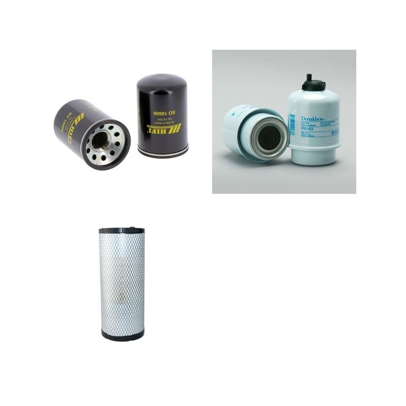 Filter Kit for Doosan E75WJD  with John Deere Engine 2011-