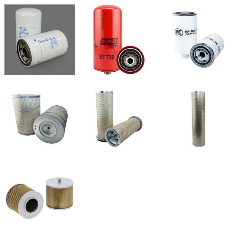 DOOSAN MEGA 250 III Filter Service Kit with Daewoo Eng