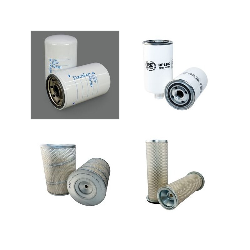 DOOSAN MEGA 250 III Filter Service Kit Air Oil Fuel Filters w/Daewoo  Eng.