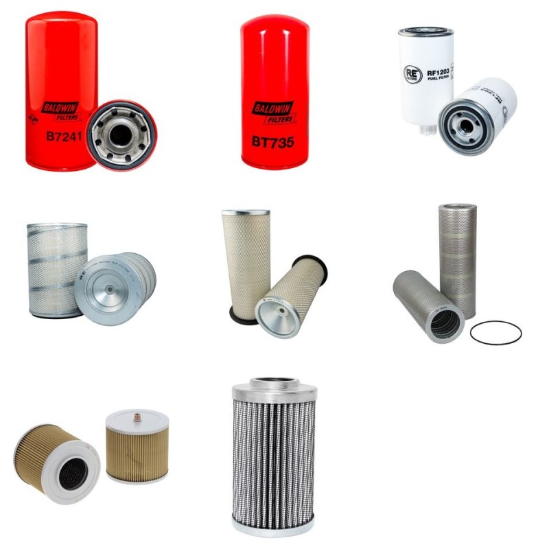 DOOSAN MEGA 400 III PLUS Filter Service Kit w/Daewoo  Eng.