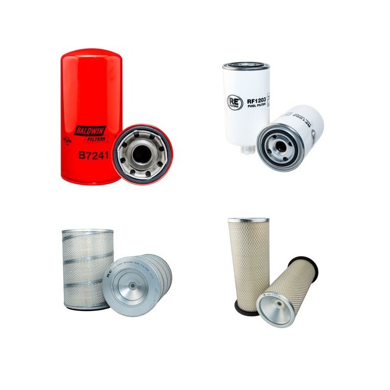 DOOSAN MEGA 400 III PLUS Filter Service Kit Air Oil Fuel Filters w/Daewoo  Eng.