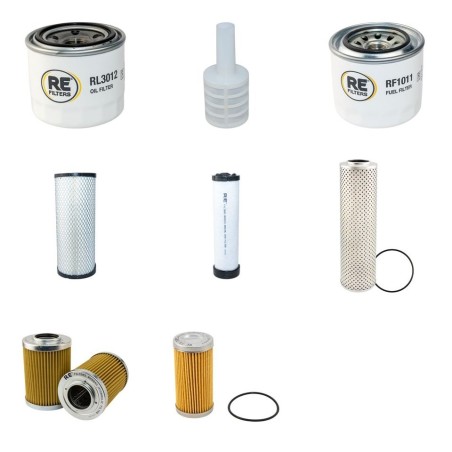 DAEWOO SOLAR 055 PLUS Filter Service Kit with Yanmar 4Tnv Eng SN 32237-