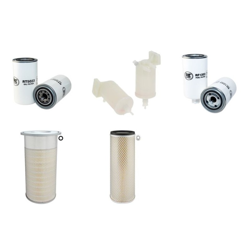 Filter Kit for Doosan Solar 140LC-V  with Daewoo DB58T Engine Year 2006-