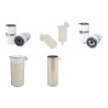 Filter Kit for Doosan Solar 140LC-V  with Daewoo DB58T Engine Year 2006-