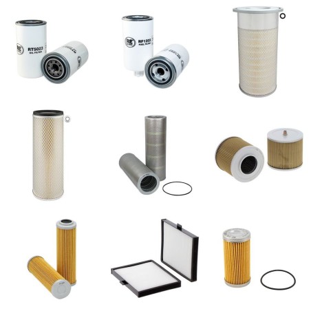 Filter Kit for Doosan Solar 180W-V  with Daewoo Engine Year 2005-