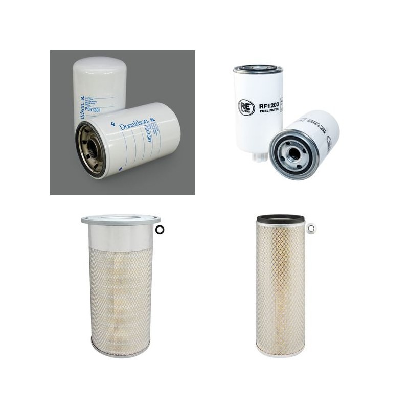DOOSAN SOLAR 200 W V Filter Service Kit Air Oil Fuel Filters w/Cummins  Eng.   YR  2004-