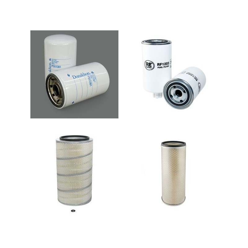 DOOSAN SOLAR 250 LC-V Filter Service Kit Air Oil Fuel Filters w/Daewoo  Eng.