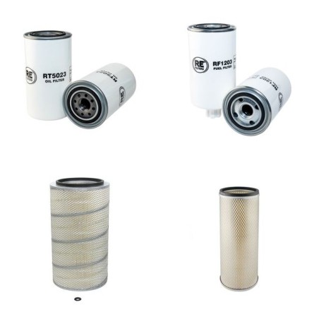 DOOSAN SOLAR 255 LC-V Filter Service Kit Air Oil Fuel Filters w/Daewoo  Eng.   YR  2005-