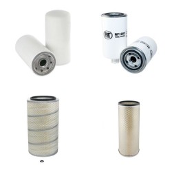 Filter Kit for Doosan Solar 300LCV  Air Oil Fuel Filters with Daewoo Engine Year 2004-