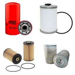 Filter Kit for Doosan Solar 330III  Air Oil Fuel Filters with Daewoo D2266T Engine