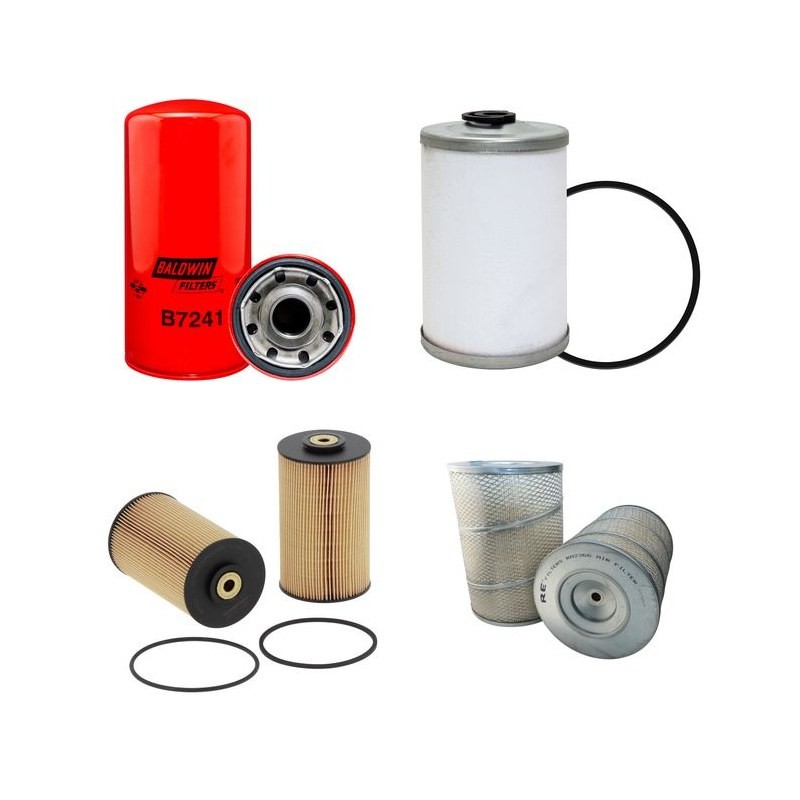 DOOSAN SOLAR 330 III Filter Service Kit Air Oil Fuel Filters w/Daewoo D2266T Eng.