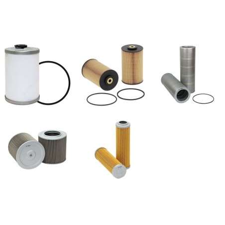 Filter Kit for Doosan Solar 450III  with Daewoo DV15T Engine