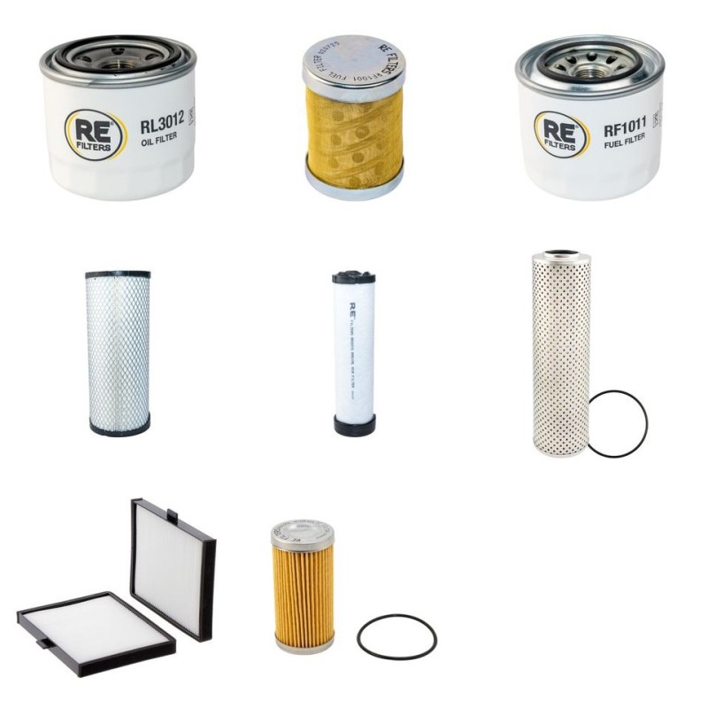 DAEWOO SOLAR 55 V PLUS Filter Service Kit w/Yanmar 4TNE94 Eng.   YR  2003-