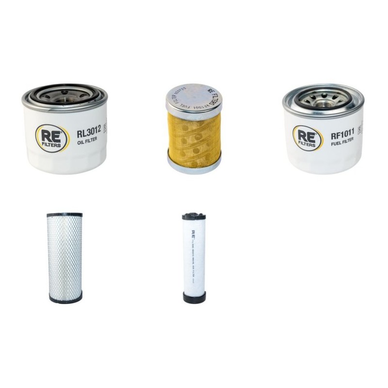 DAEWOO SOLAR 55 V PLUS Filter Service Kit Air Oil Fuel Filters w/Yanmar 4TNE94 Eng.   YR  2003-