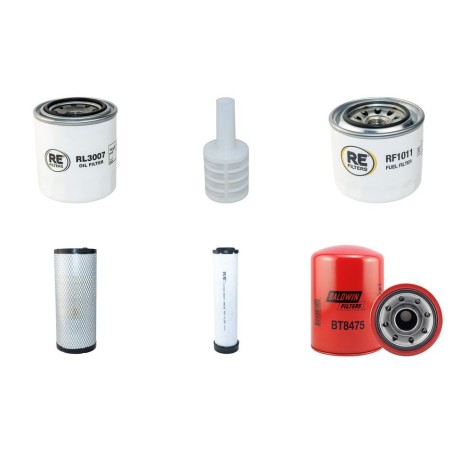 DRAGO VARIA 1370 V Filter Service Kit w Yanmar 4Tnv98 Eng. 2013