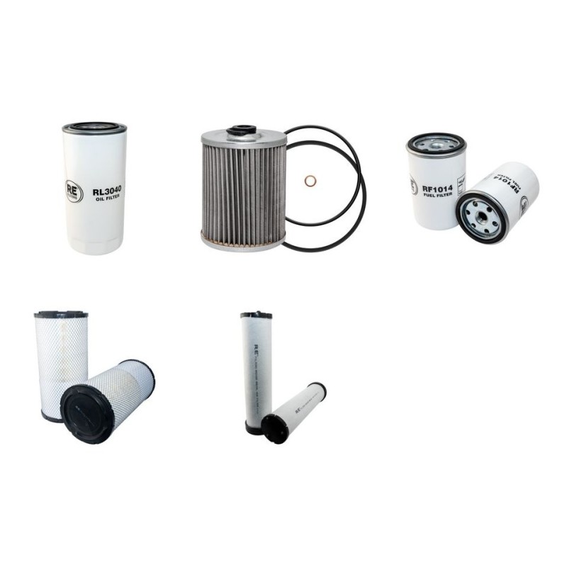 DYNAPAC (WINGET) CA 252 STD Filter Service Kit Air Oil Fuel Filters w/Deutz BF4M2012C Eng. SN  66510252- YR  2003-