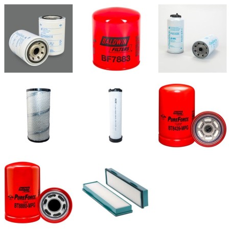Filter Kit for Volvo BL 60 Filter Service Kit with D4D (Serial No 10001-11314) engine