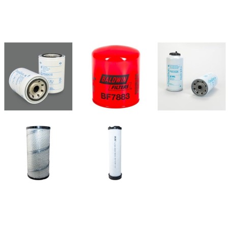 Filter Kit for Volvo BL 60 Filter Service Kit Air Oil Fuel Filters with D4D (Serial No 10001-11314) engine