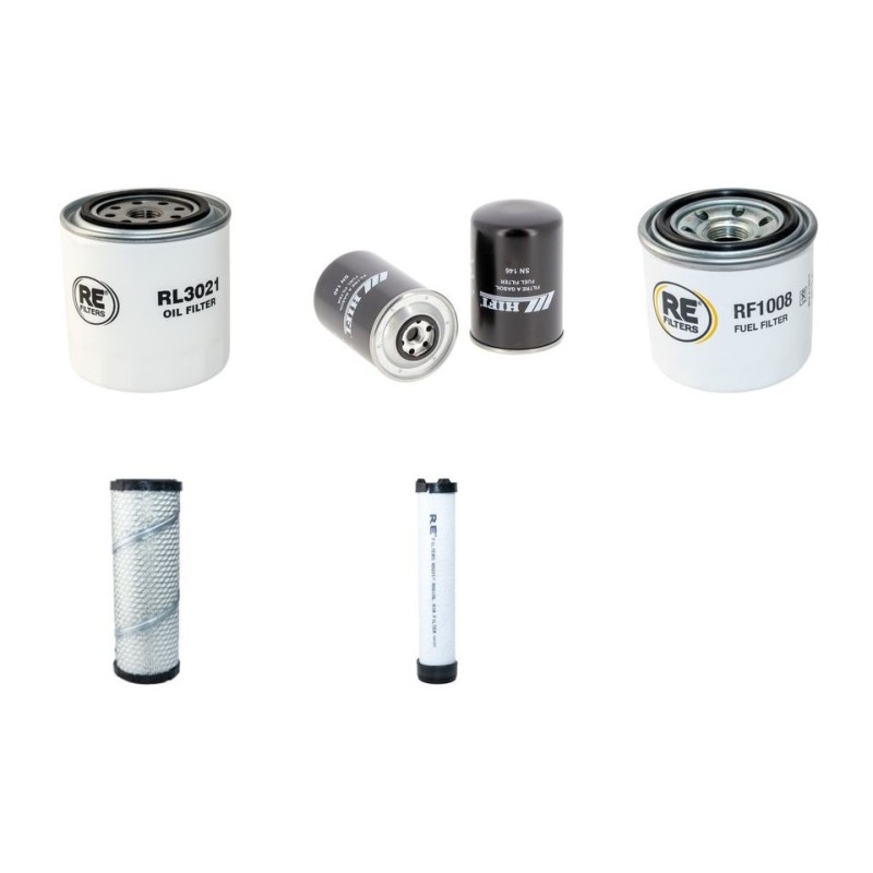 DYNAPAC (WINGET) CC 1300 C Filter Service Kit w/Kubota V2203 Eng.   YR  2013-