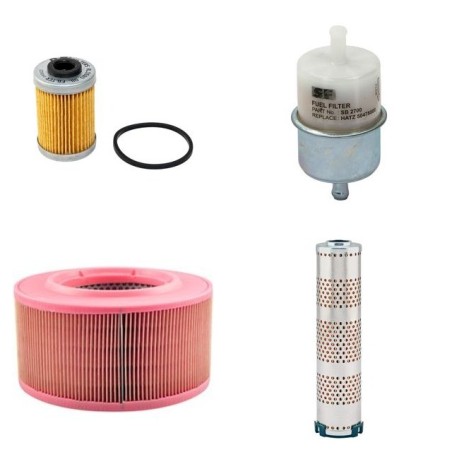 DYNAPAC (WINGET) LP 650 H Filter Service Kit w/HATZ 1D81S Eng.