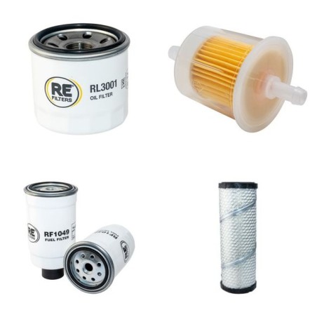 DYNAJET 350 Filter Service Kit with Kubota D722 Eng