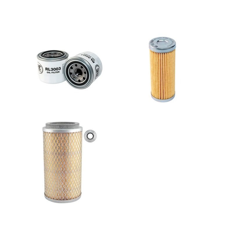 Filter Kit for Yanmar YM220 Air Oil Fuel Filters Serial No -12476412510