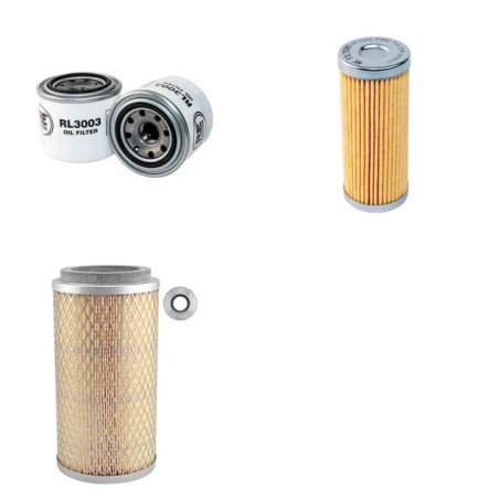 Filter Kit for Yanmar YM220 Air Oil Fuel Filters Serial No -12476412510