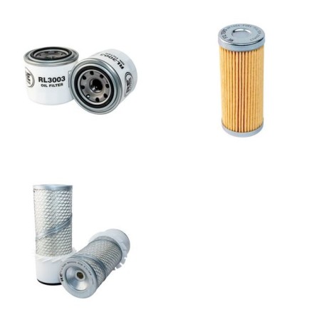 Filter Kit for Yanmar YM220 YM220D YM226 YM226D - Air, Oil, Fuel Filters