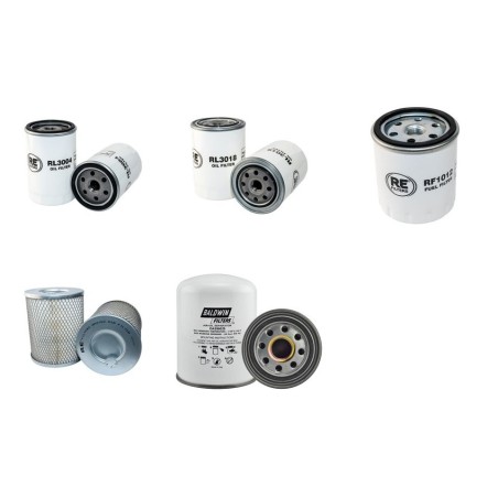 ECOAIR F 30 Compressor Filter Service Kit w/ Deutz F2L1011 Eng.