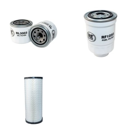 EP FD 25 T Filter Service Kit Air Oil Fuel Filters w/Yanmar 4TNE92HRJ Eng.