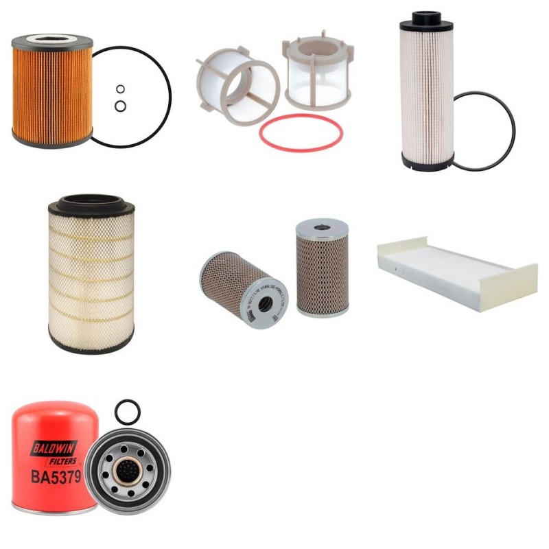 ERF ECT 12.36 ST/DB2 Filter Service Kit w/MAN D2866 Eng.   YR  05.02- 360 CH