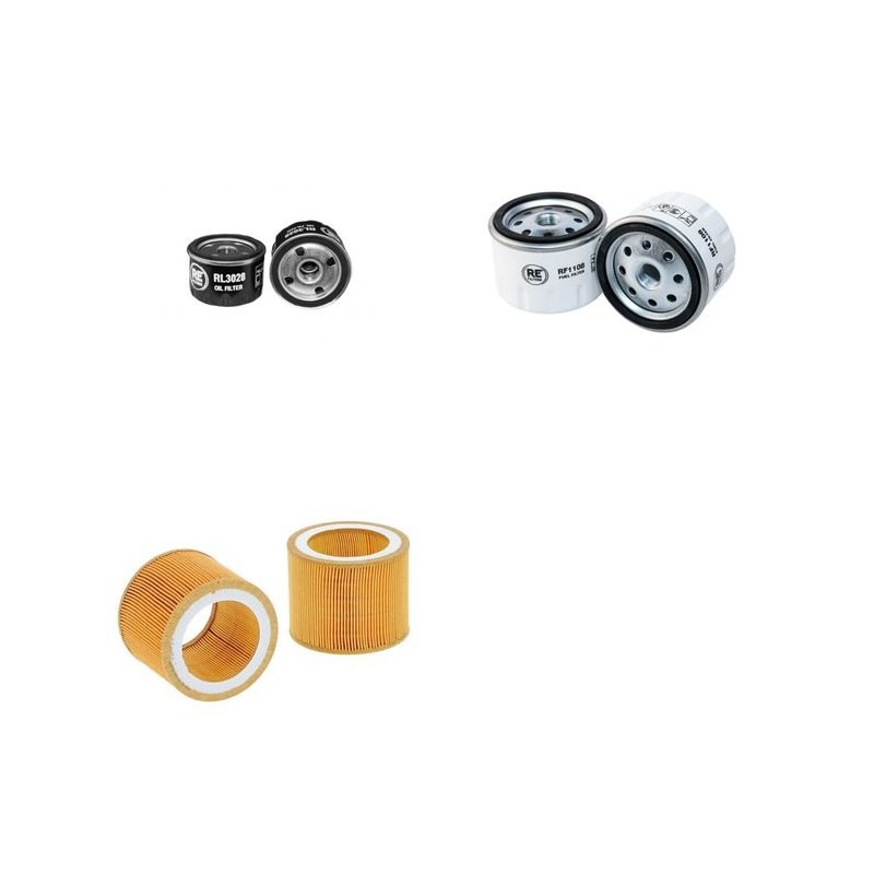 ETESIA HYDRO 100 D Filter Service Kit w/Lombardini Eng. Air, Oil, Fuel Filters