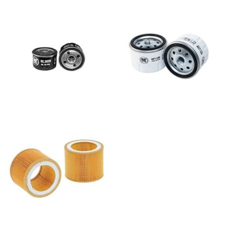 ETESIA HYDRO 100 D Filter Service Kit w/Lombardini Eng. Air, Oil, Fuel Filters