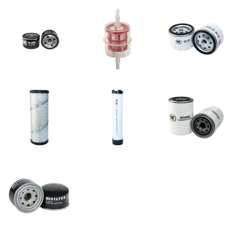 ETESIA HYDRO 124 D Filter Service Kit w/Lombardini LDW1003 Eng.