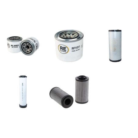 EUROCOMACH ES 850 ZT Filter Service Kit w/Yanmar 4Tnv98Zspr Eng. 2011-